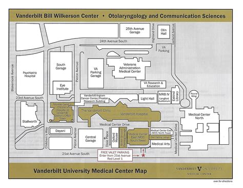 Vanderbilt Medical Center Campus Map