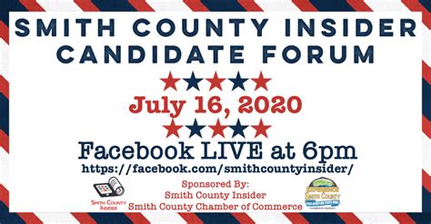 Smith County Insider to host Candidate Forum ahead of August 2020 ...