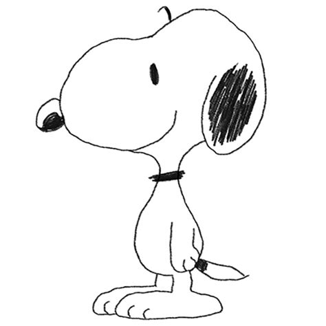 How to Draw Snoopy - Easy Drawing Tutorial For Kids