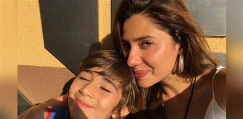 Mahira Khan is in awe of her son Azlan's words of wisdom