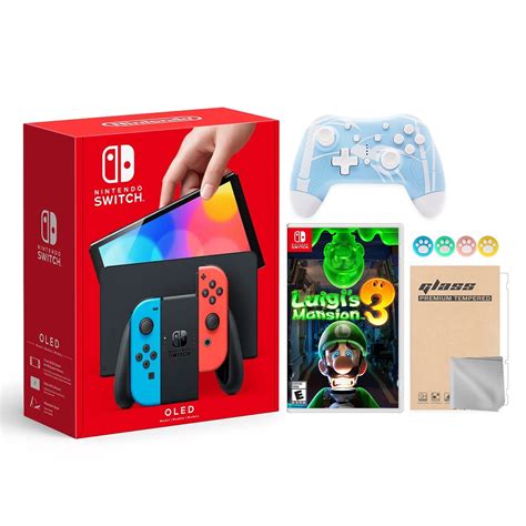 NINTENDO SWITCH OLED White Console MARIO PARTY SUPERSTARS Physical Game SUPER MARIO Children's ...