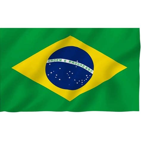 Bandeira do Brasil em Poliéster 1,80m x 1,20m