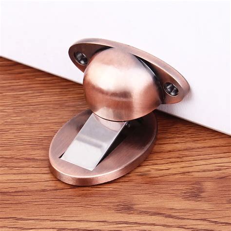 Zinc Alloy Door Stopper Magnet Door Stops Magnetic Door Holder Toilet Glass Door Hidden Doorstop ...