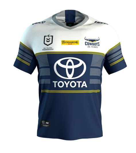 North Queensland Cowboys NRL 2020 ISC Away Jersey Mens Sizes S-7XL! BNWT's