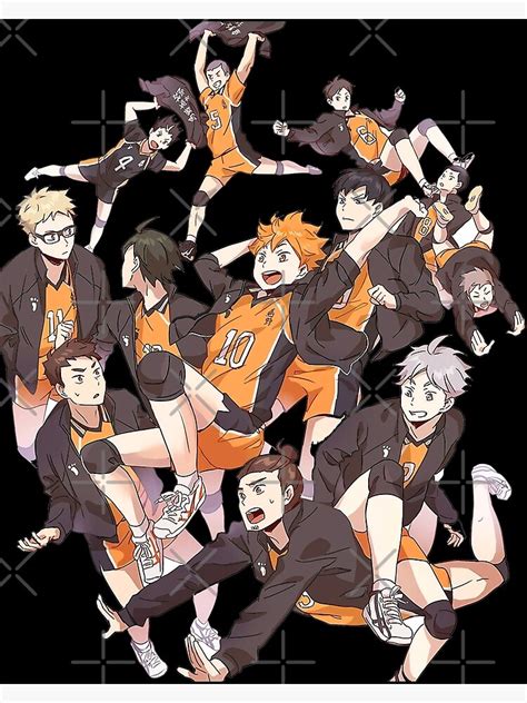 "Haikyuu - Karasuno Team" Poster for Sale by amyleuschke | Redbubble