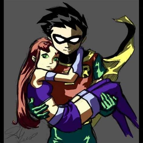 Robin and Starfire - Robin/starfire Photo (14040347) - Fanpop