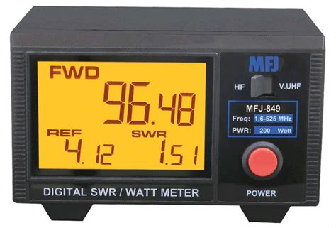 MFJ MFJ-849 MFJ 849 HF/VHF Digital SWR/Wattmeter | DX Engineering