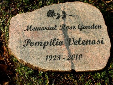 Medium Engraved Granite Stone Memorial | Engraved Rock