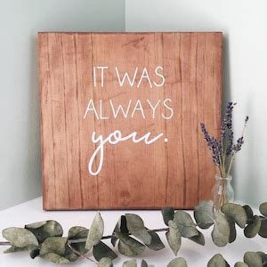 It Was Always You Wedding Sign Wedding Sign Wooden Wedding - Etsy