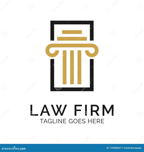 Law Firm Logo Design Inspiration, Vector Illustration Stock Vector ...