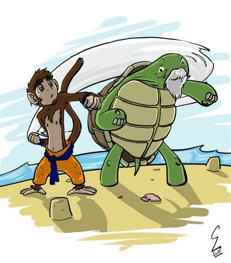 The Monkey and the Turtle by Kurisisu on DeviantArt