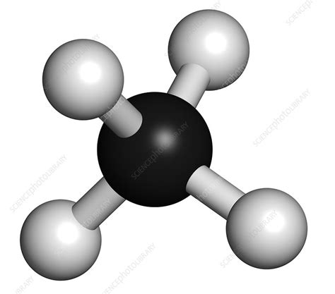 Methane natural gas molecule - Stock Image - F010/6874 - Science Photo ...