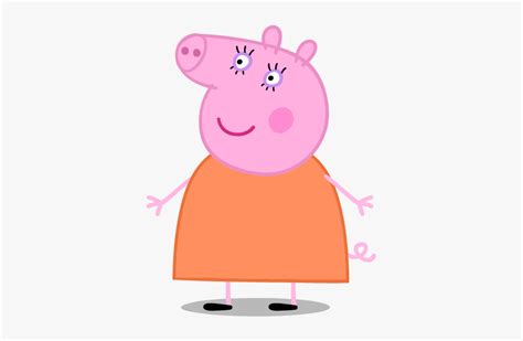 Mummy Pig - Peppa Pig Mamma Pig, HD Png Download - kindpng