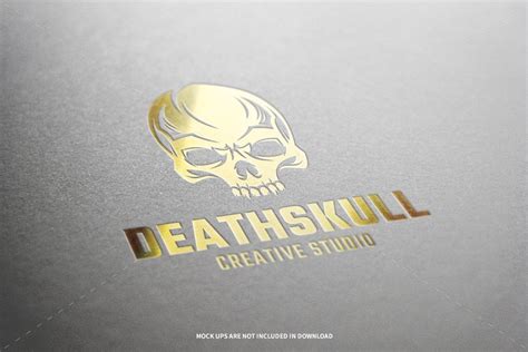 Death Skull Logo Template | Creative Illustrator Templates ~ Creative Market