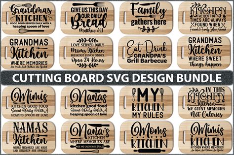 Cutting Board Quotes SVG Bundle By Jasim | TheHungryJPEG