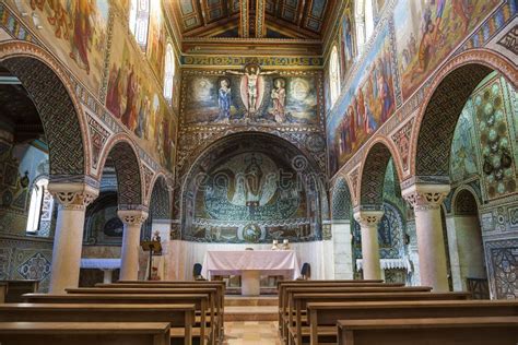 Interior of the Church of St. Stephen in the Catholic Monastery of Beit Jamal Editorial Image ...