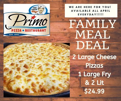 Primo Pizza Restaurant Dracut - Home - Dracut, Massachusetts - Menu ...