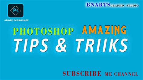 Photoshop Tips & Tricks for Beginners || By Bnarts || - YouTube