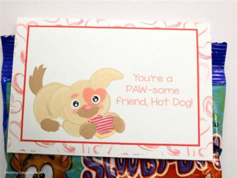 Printable Puppy Valentine's Day Cards Your Child will Love