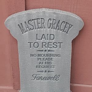 Haunted Mansion Themed Custom Gravestone Tombstone. Set of 6 - Etsy