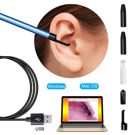 USB Ear Cleaning Endoscope Visual Ear Spoon Multifunctional Earpick ...