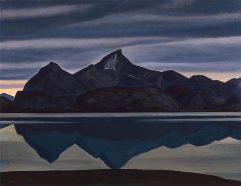 Mirrored Mountain, South Greenland, 1929 - Rockwell Kent - WikiArt.org