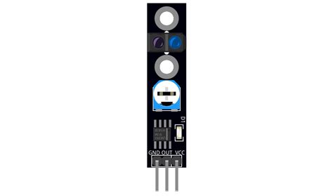 KY-033 Line Tracking Sensor Module Fritzing Part - ArduinoModulesInfo