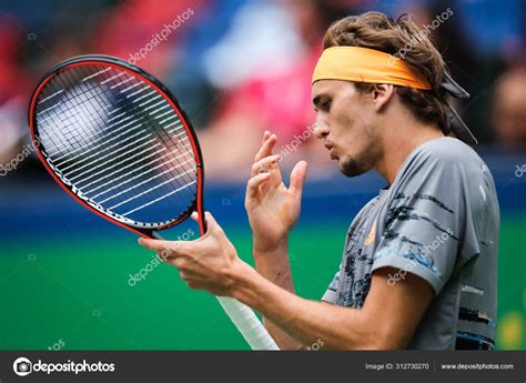 German Professional Tennis Player Alexander Zverev Competes French ...