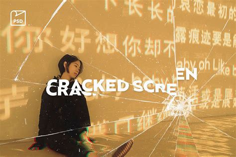 Cracked Screen Photo Effect - Design Cuts