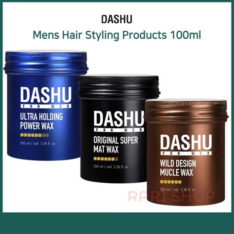 [DASHU] Dashu for Men Premium Ultra Hair Wax (100ml) Mens Hair Styling ...