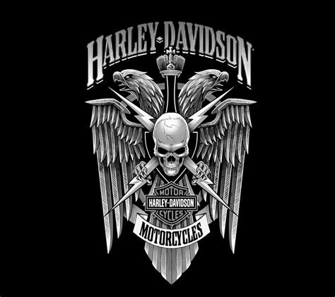 Harley Davidson Skull Logo Wallpapers - Wallpaper Cave