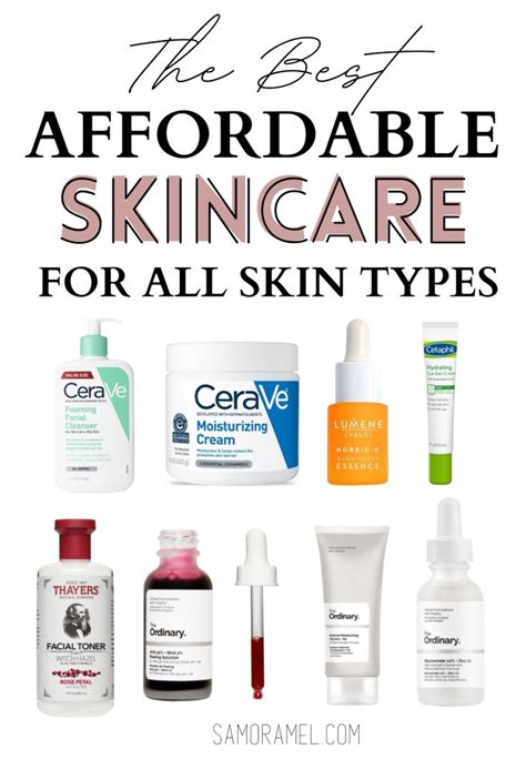 Affordable skincare products I am currently using #best #drugstore # ...