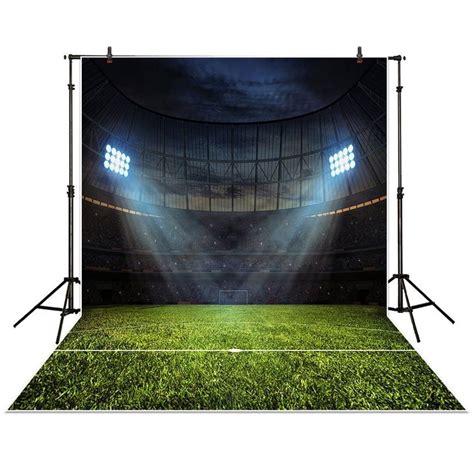 5x7ft Photography Backdrop Sport Night football field Soccer Court ...