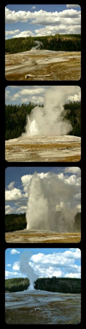 Old Faithful Eruption Sequence ... Click through on the image to the ...