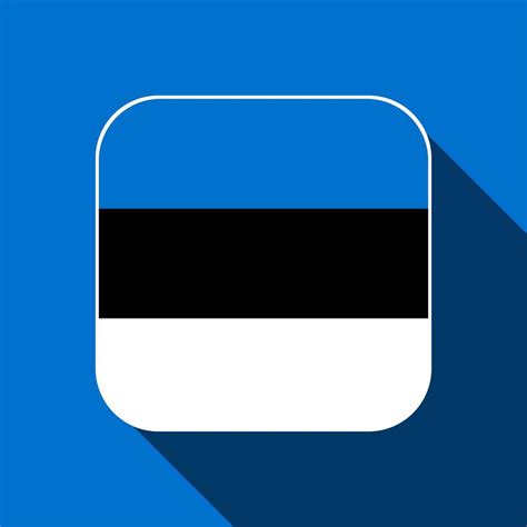 Estonia flag, official colors. Vector illustration. 11474011 Vector Art ...