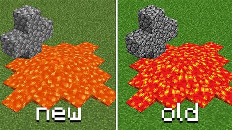 Minecraft Old Vs. New Textures