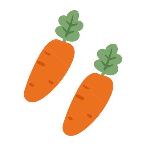 Kid Hand Drawing Vector PNG Images, Hand Drawing Cute Cartoon Carrot For Kids Sticker, Carrot ...