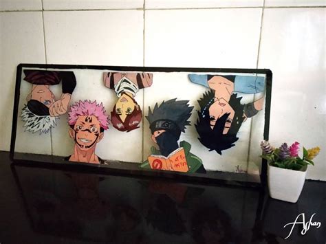 Anime glass painting