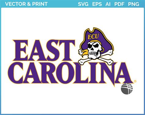 East Carolina Pirates - Wordmark Logo (2014) - College Sports Vector ...