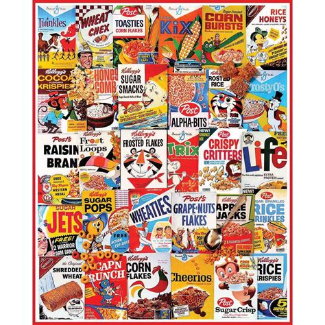 Classic Cereal Boxes 1000 Piece Puzzle_D | Cereal box, Puzzles, Jigsaw puzzles