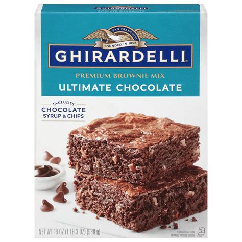 Ghirardelli Ultimate Chocolate Premium Brownie Mix - Shop Baking mixes at H-E-B