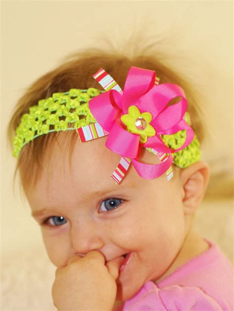 Baby girls hair bow..pink baby bow... infant headband... | Etsy | Baby girl hair bows, Baby bows ...