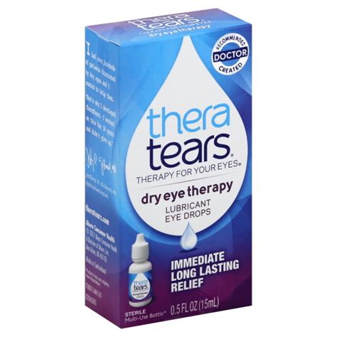 Thera Tears Dry Eyes Therapy Lubricant Eye Drops - Walmart.com ...