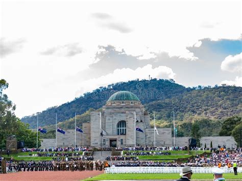 CANBERRA, AUSTRALIA â€“ April 25, 2019: the Anzac Day National Ceremony ...