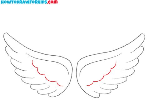 How to Draw Bird Wings - Easy Drawing Tutorial For Kids