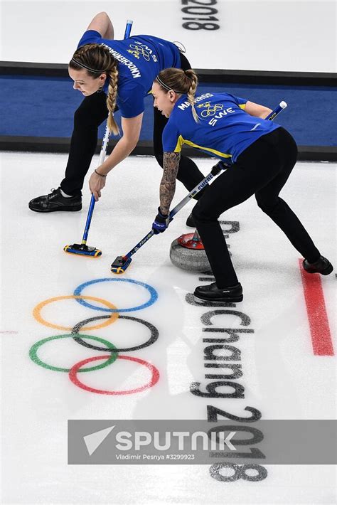 2018 Winter Olympics. Curling. Women. Sweden vs Russia | Sputnik Mediabank