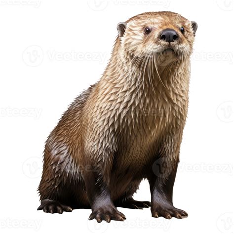 otter isolated on transparent background . AI Generated 27246910 PNG