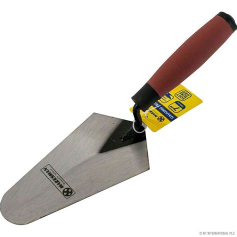 7" GAUGING TROWEL HANDLE SOFT GRIP BRICK JOINTER BRICKLAYER BRICKLAYING ...