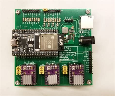 ESP32 CNC Controller Board Supports Grbl Arduino Firmware - CNX Software