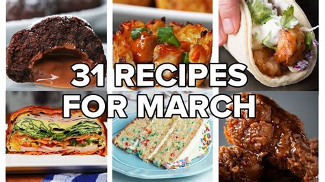 31 Recipes For Every Day Of March • Tasty Recipes - YouTube